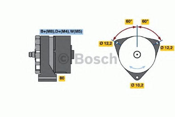 Генератор 0120469526 BOSCH