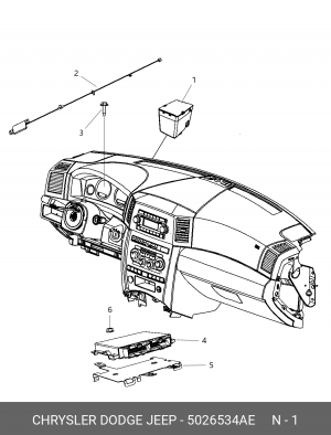 Деталь 5026 534AE CHRYSLER