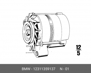 Генератор 12 31 1 359 137 BMW