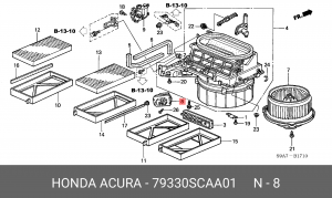 Деталь 79330SCAA01 HONDA
