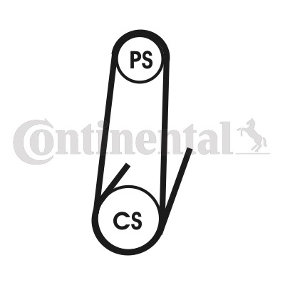 Поликлиновой ремень 4-PK-1102 ELAST CONTITECH