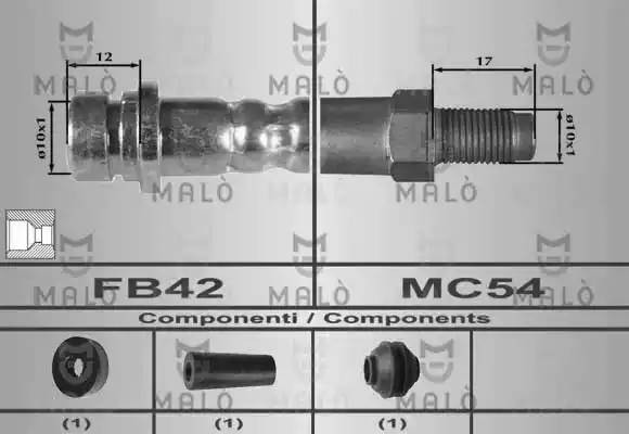 Тормозной шланг 80267 MALO