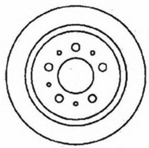 Тормозной диск 561506B BENDIX JURID