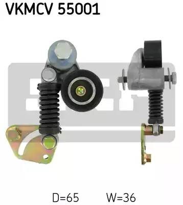 Натяжной ролик, поликлиновой  ремень VKMCV55001 SKF