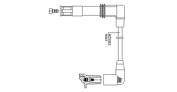 Провод зажигания 1A13/26 BREMI