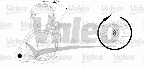 Стартер 455985 VALEO PHC