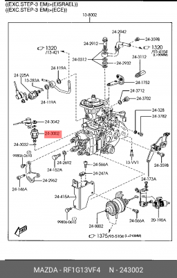 Подъёмный магнит RF1G13VF4 MAZDA