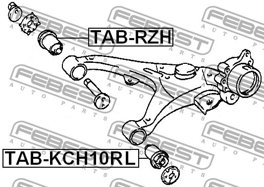 Сайлентблок TAB-RZH FEBEST