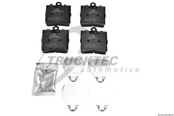 Комплект тормозных колодок, диско 02.35.107 TRUCKTEC