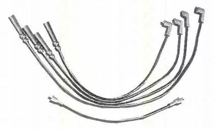 Ккомплект проводов зажигания 88604027 TRISCAN