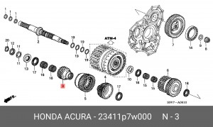 Деталь 23411P7W000 HONDA