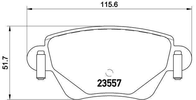 Комплект тормозных колодок, диско P68028 BREMBO