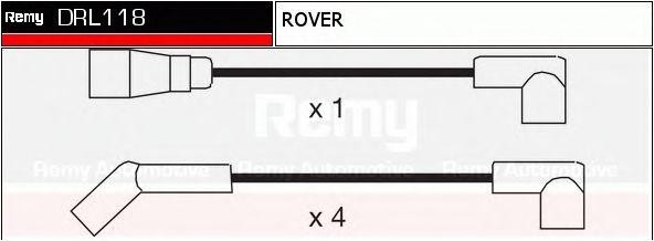 Ккомплект проводов зажигания DRL118 DELCO REMY