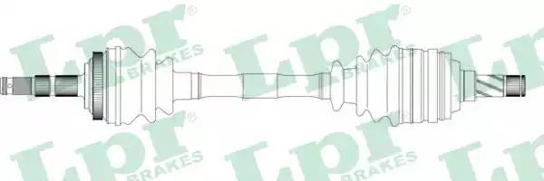 Приводной вал DS37051 LPR