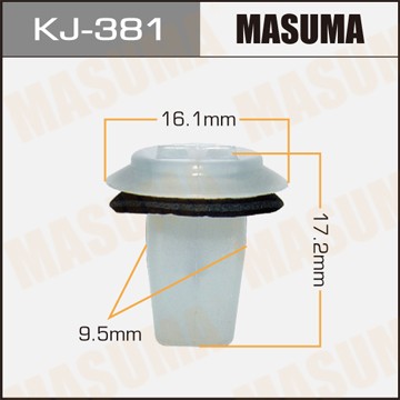 Клипса крепежная KJ381 MASUMA