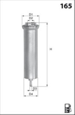 Топливный фильтр ELG5301 MECAFILTER