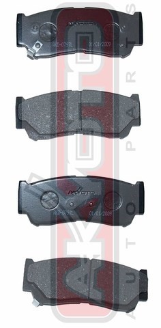 Колодки тормозные дисковые AKD-0797 AKYOTO