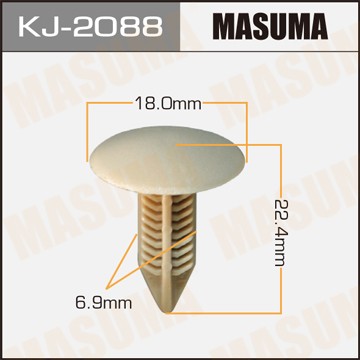 Клипса крепежная KJ2088 MASUMA