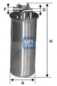 Топливный фильтр 24.001.00 UFI