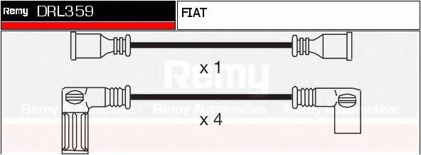 Ккомплект проводов зажигания DRL359 DELCO REMY