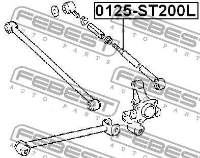 Рычаг подвески 0125-ST200L FEBEST