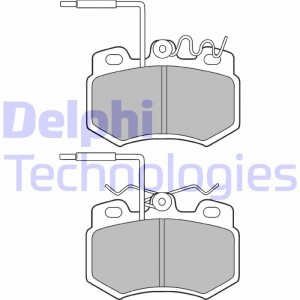 Комплект тормозных колодок, диско LP823 DELPHI