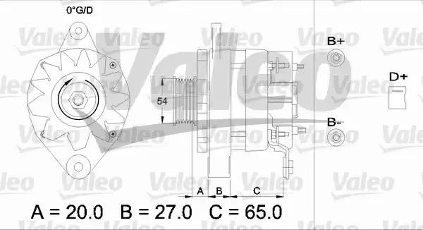 Генератор 436309 VALEO PHC