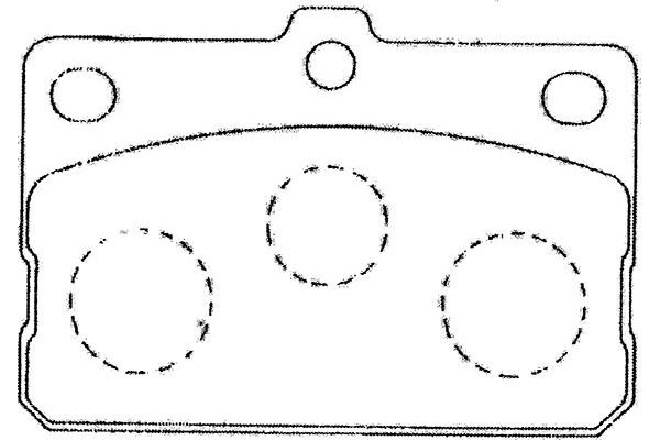 Комплект тормозных колодок, диско BP-9091 KAVO PARTS