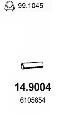 Выпускной трубопровод 149004 ASSO