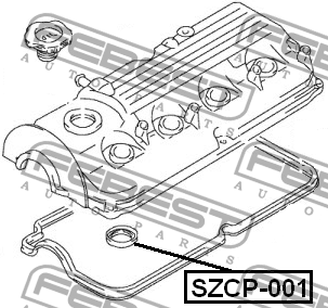 Кольцо уплотнительное свечи зажигания SZCP-001 FEBEST