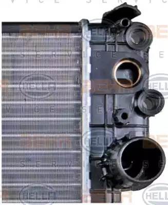 Радиатор, охлаждение двигател 8MK376724561 HELLA