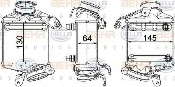 Интеркулер 8ML 376 746-431 HELLA