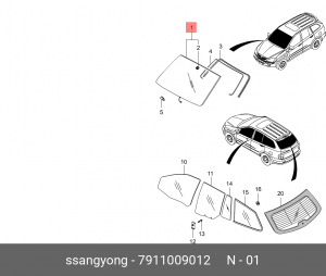 Деталь 7911009012 SSANG YONG