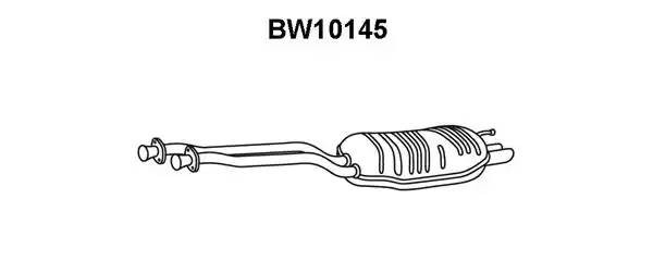 Глушитель выхлопных газов конечный BW10145 VENEPORTE