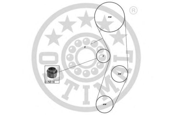 Комплект ремня ГРМ SK-1138 OPTIMAL