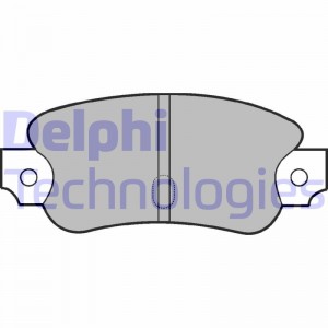 Комплект тормозных колодок, диско LP57 DELPHI