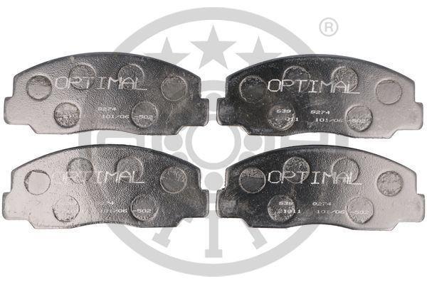 Комплект тормозных колодок, диско 9274 OPTIMAL