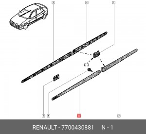Деталь 7700430881 RENAULT