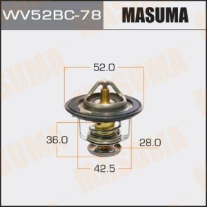 Термостат системы охлаждения WV52BC-78 MASUMA