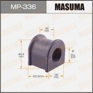 Втулка стабилизатора MP-336 MASUMA