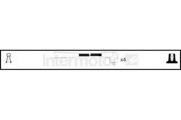 Ккомплект проводов зажигания 73363 STANDARD