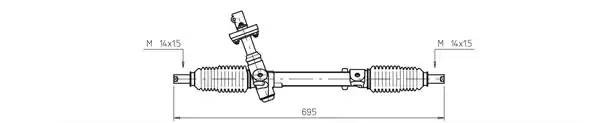 Рулевой механизм OP4011 GENERAL RICAMBI