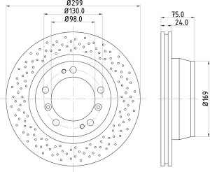 Тормозной диск MDC1431 MINTEX