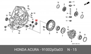 Деталь 91002PL3A03 HONDA