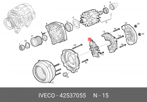 Регулятор генератора 42537055 IVECO