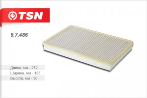 Фильтр салона 9.7.486 TSN