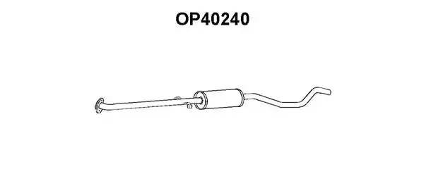 Предглушитель выхлопных газов OP40240 VENEPORTE
