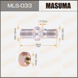 Шпилька ступицы колеса MLS033 MASUMA