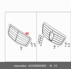Деталь A 220 880 05 83 MERCEDES BENZ