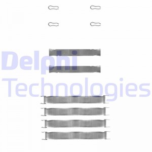 Комплектующие, колодки дискового тормоза LX0019 DELPHI